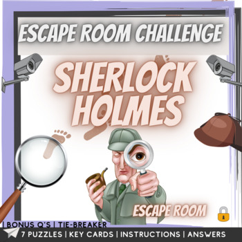 Preview of Sherlock Holmes Escape Room