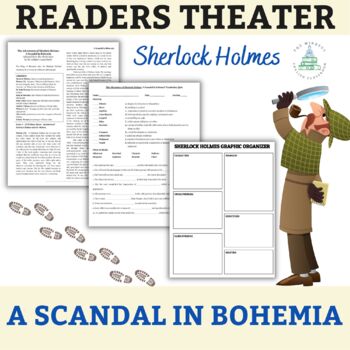 Preview of Sherlock Holmes | Scandal in Bohemia | Readers Theater Script | Short Story Unit