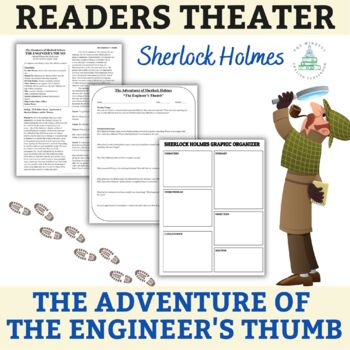 Preview of Sherlock Holmes | The Engineer's Thumb | Readers Theater | Short Story Unit