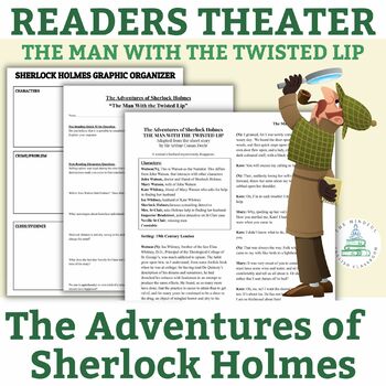 Preview of Sherlock Holmes | The Man With the Twisted Lip | Readers Theater Script