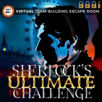 Preview of Sherlock's Challenge Virtual Escape, Team-building Escape, Middle School Mystery