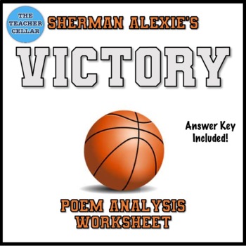 Preview of Sherman Alexie's Victory Poem: Lesson, Worksheet with Answer Key + Exit Ticket