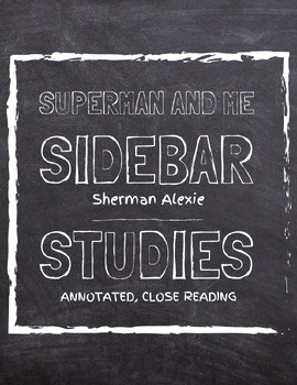 Preview of Sherman Alexie's "Superman and Me" Sidebar Close Reading