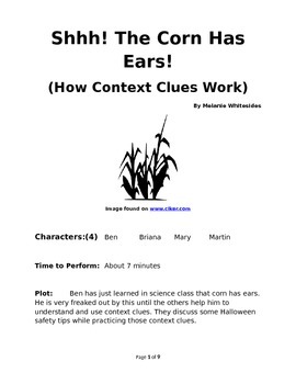 Preview of Shhh! The Corn Has Ears! (How Context Clues Work)