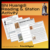 Shi Huangdi & the Qin Dynasty Reading & Stations Activity: