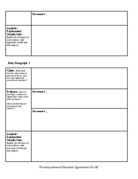 Shi Huangdi: Writing Graphic Organizers by Andrew Levine | TPT