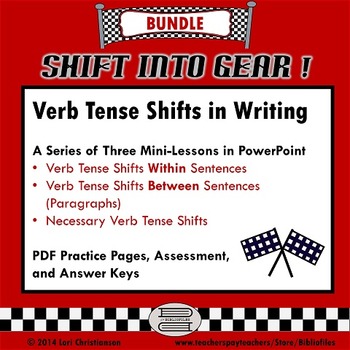 Verb Tense Power Point Lesson and Student Page