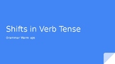 Shifts in Verb tense quick lessons