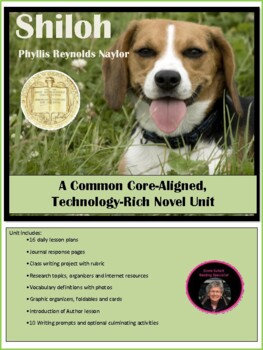 Preview of Shiloh--A Common Core Aligned, Technology Rich Novel Unit