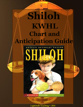 Preview of Shiloh Anticipation Guide and KWHL Chart