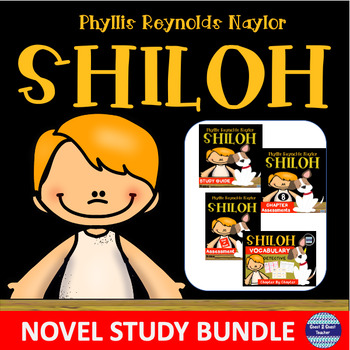 Preview of Shiloh Novel Study Bundle