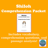 Shiloh Novel Study Guide - comprehension and vocabulary!