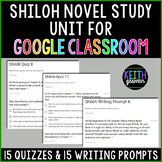 Shiloh Novel Study for Google Classroom (Distance Learning)