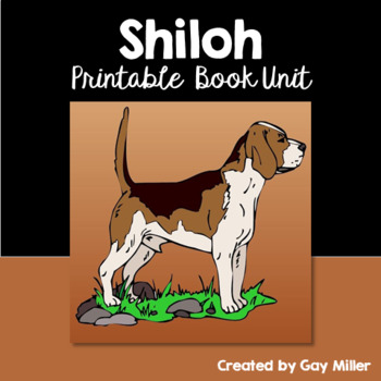 Preview of Shiloh Novel Study: vocabulary, comprehension questions, writing, skills