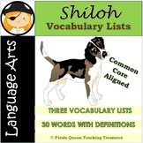 Shiloh Vocabulary Lists