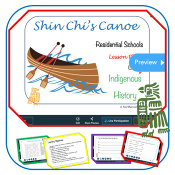 Preview of Shin Chi's Canoe Residential Schools Indigenous History Lesson