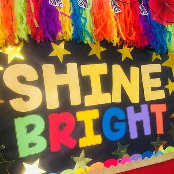 Preview of Shine Bright Bulletin Board Letters