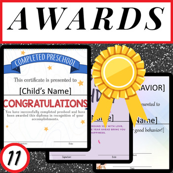 Preview of Shining Stars Awards: Celebrating Kids' Achievements with Fun & Recognition!