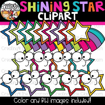 Shining Stars Clipart Stars Clipart By Creating4 The Classroom