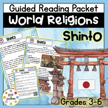 Preview of Shinto || World Religions || Guided Reading Comprehension || Text & Qs