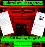 Shintoism Then/Now: 7 Part Self Grading Google Form Japan 