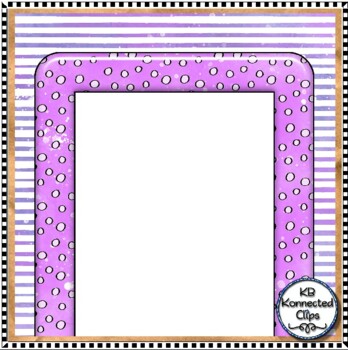 Shiny Pamela Frames & Distressed Papers Square Rectangle by KB Konnected
