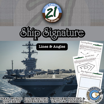 Preview of Ship Signatures -- Angles Geometry - 21st Century Math Project