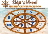 Ship's Wheel Multiplication Facts 1-10
