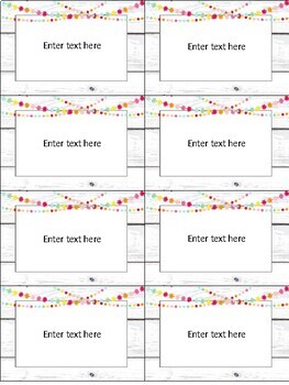 Shiplap Brights Editable Labels by Coffee Create Educate | TpT