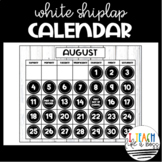 Shiplap Calendar