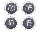 Shiplap Clock Minute Labels