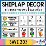 Shiplap Farmhouse Classroom Decor Bundle