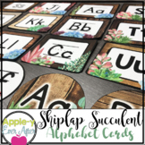 Shiplap Succulent - Word Wall & Editable Labels