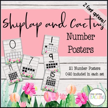 Preview of Shiplap and Cactus Number Posters