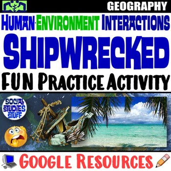 Preview of Shipwrecked Geography Survival Challenge | Adapt and Modify Activity | Google