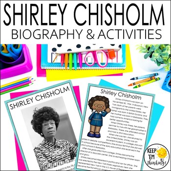 Preview of Shirley Chisholm Biography - Informational Text, Black History Month Activities