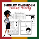 Shirley Chisholm - Reading Activity Pack | Women's History