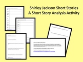Shirley Jackson Short Story Analysis Activity Charles & The Witch