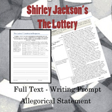 Shirley Jackson ~ The Lottery Full text with Bonus Ebook D