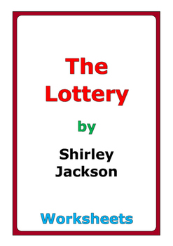 Preview of Shirley Jackson "The Lottery" worksheets