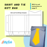 Shirt and Tie Gift Bag Template and Instructions