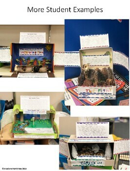 book report diorama examples