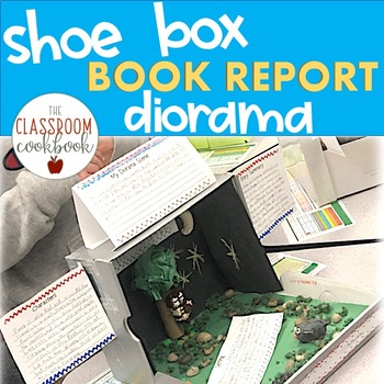 Preview of Shoe Box Book Report Diorama- Narrative Fiction Fun Project! At Home or In Class