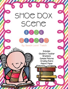 Preview of Shoe Box Scene Book Report