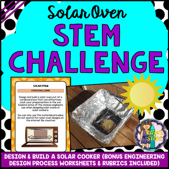 Preview of Solar Oven STEM Activity (Solar Cooker Earth Day Activity)