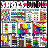 Shoe Clip Art Bundle: Rainbow Colors