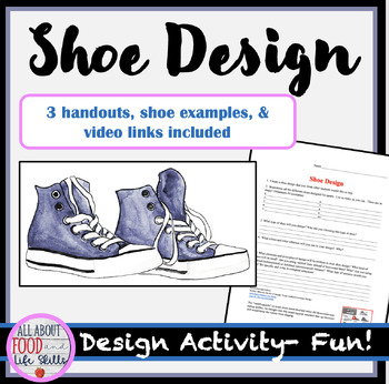Preview of Shoe Design Project - No Preparation Needed - FCS, FACS, Design