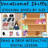 Shoe Store Vocational Task Stocking Merchandise By Size Dr