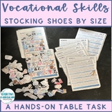 Shoe Store Vocational Task Stocking Shoes/Sorting Sizes Fi