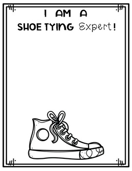 Shoe Tying Certificate by Simple Hometown Teaching | TPT